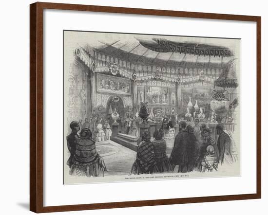 The Sevres Court, in the Paris Universal Exhibition-null-Framed Giclee Print