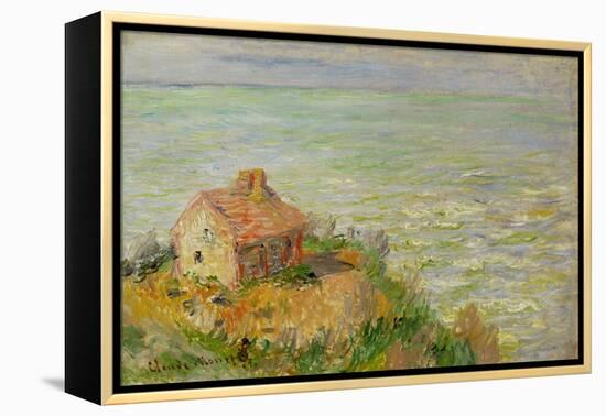 The Shack of the Customs Officials, Afternoon; 1882-Claude Monet-Framed Premier Image Canvas