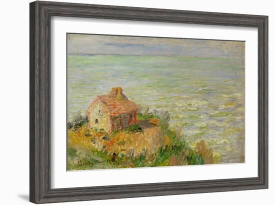 The Shack of the Customs Officials, Afternoon; 1882-Claude Monet-Framed Giclee Print