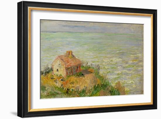 The Shack of the Customs Officials, Afternoon; 1882-Claude Monet-Framed Giclee Print