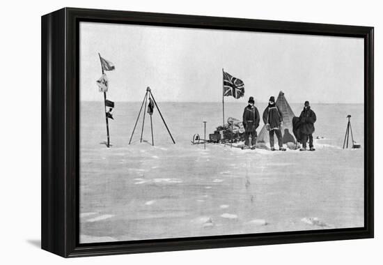 The Shackleton Camp, Antarctica, Christmas Day, 1908-null-Framed Premier Image Canvas