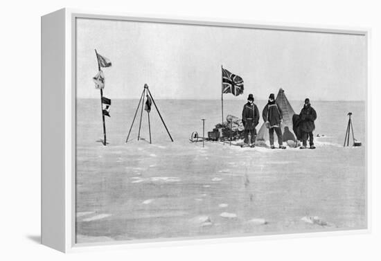 The Shackleton Camp, Antarctica, Christmas Day, 1908-null-Framed Premier Image Canvas