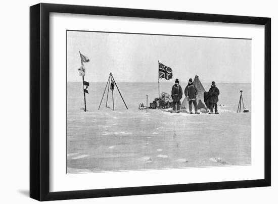 The Shackleton Camp, Antarctica, Christmas Day, 1908-null-Framed Giclee Print