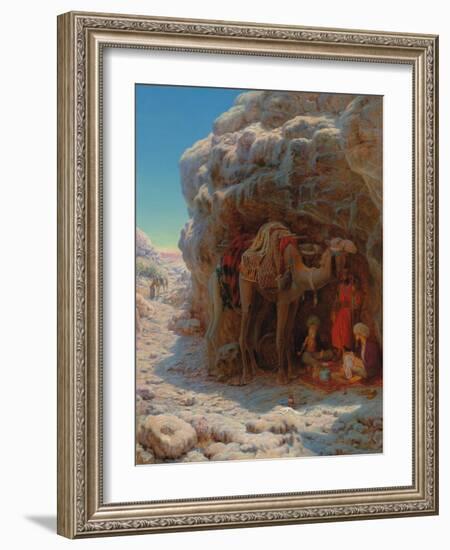 The Shadow of a Rock-William J. Webbe-Framed Giclee Print