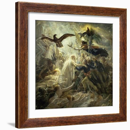 The Shadows of the French Warriors Led by Victory-Anne-Louis Girodet de Roussy-Trioson-Framed Giclee Print