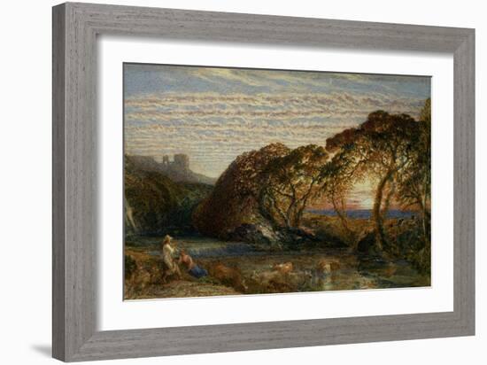 The Shadowy Stream-Samuel Palmer-Framed Giclee Print