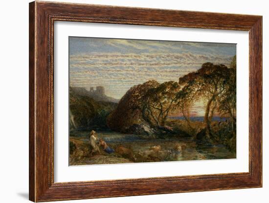 The Shadowy Stream-Samuel Palmer-Framed Giclee Print