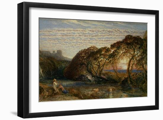 The Shadowy Stream-Samuel Palmer-Framed Giclee Print