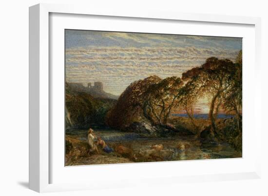 The Shadowy Stream-Samuel Palmer-Framed Giclee Print