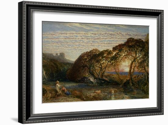 The Shadowy Stream-Samuel Palmer-Framed Giclee Print