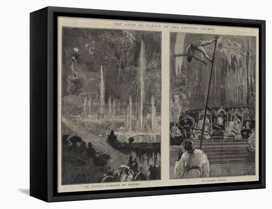 The Shah of Persia at the Crystal Palace-null-Framed Premier Image Canvas