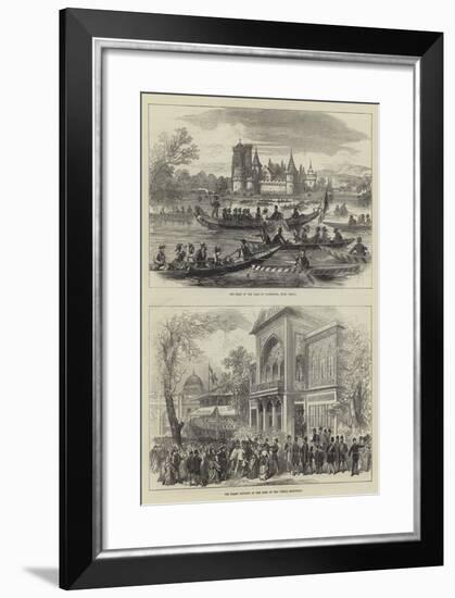 The Shah of Persia in Austria-null-Framed Giclee Print