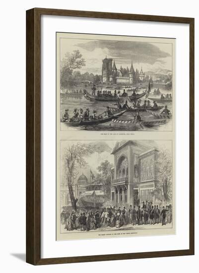 The Shah of Persia in Austria-null-Framed Giclee Print