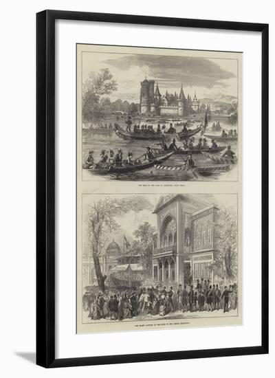 The Shah of Persia in Austria-null-Framed Giclee Print