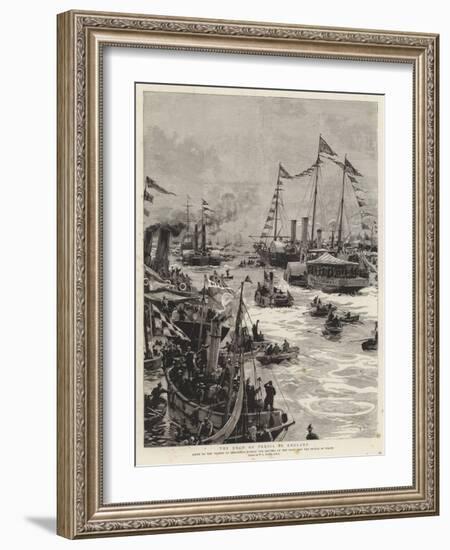 The Shah of Persia in England-William Lionel Wyllie-Framed Giclee Print