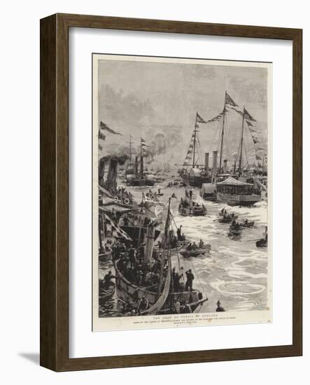 The Shah of Persia in England-William Lionel Wyllie-Framed Giclee Print