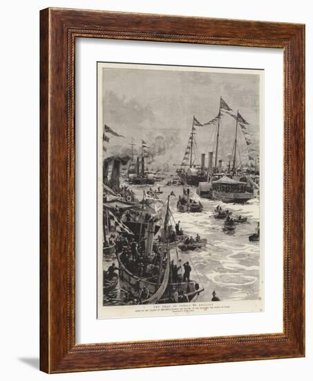 The Shah of Persia in England-William Lionel Wyllie-Framed Giclee Print