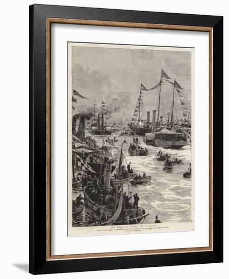 The Shah of Persia in England-William Lionel Wyllie-Framed Giclee Print