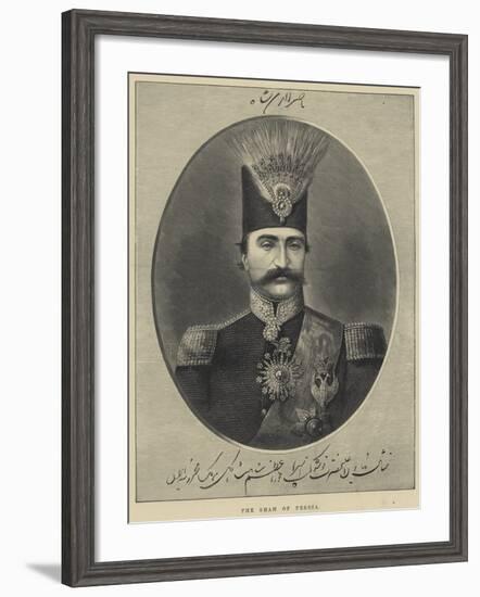 The Shah of Persia-null-Framed Giclee Print