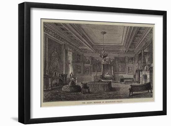 The Shah's Bedroom in Buckingham Palace-null-Framed Giclee Print