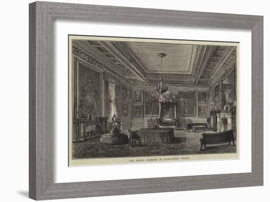 The Shah's Bedroom in Buckingham Palace-null-Framed Giclee Print