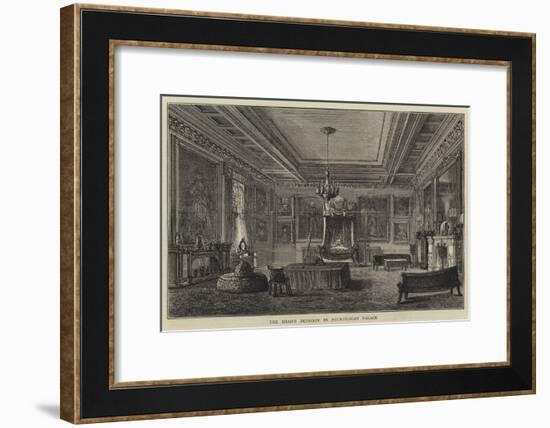 The Shah's Bedroom in Buckingham Palace-null-Framed Giclee Print