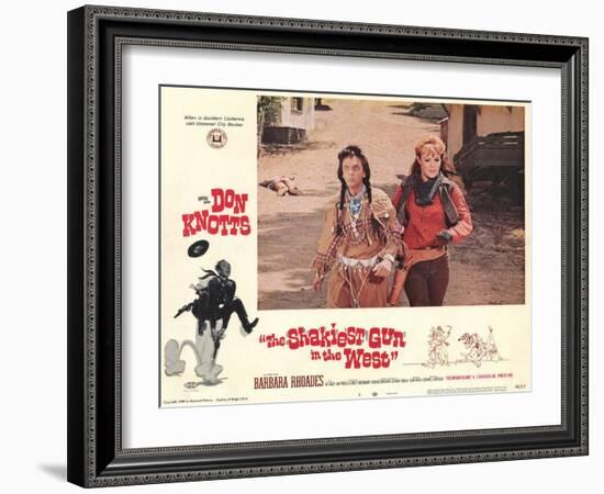 The Shakiest Gun in The West, 1968-null-Framed Art Print