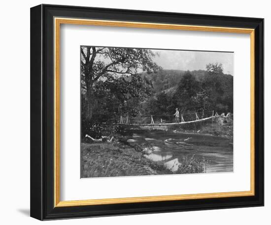 'The Shaky Bridge, Llandrindrod Wells', c1896-Hudson-Framed Photographic Print