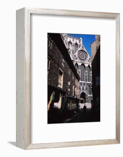 The Shambles and York Minister, York, 1958-CM Dixon-Framed Photographic Print