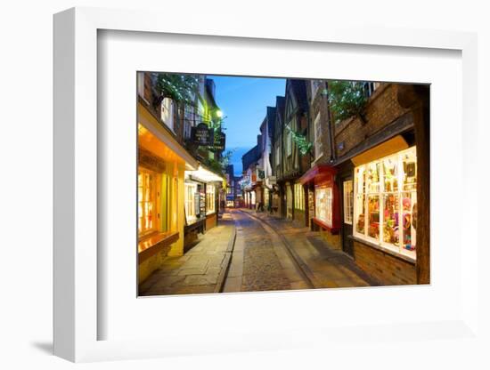 The Shambles at Christmas, York, Yorkshire, England, United Kingdom, Europe-Frank Fell-Framed Photographic Print