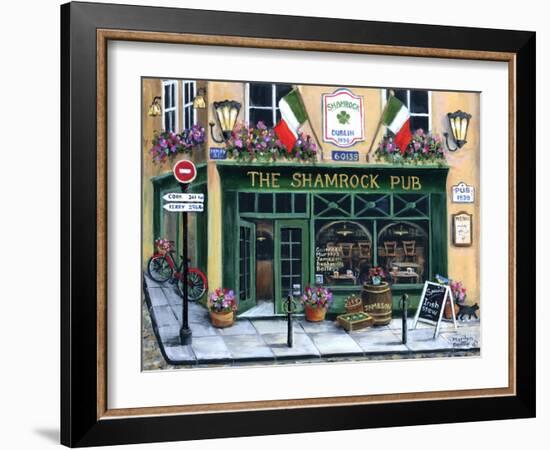 The Shamrock Pub-Marilyn Dunlap-Framed Art Print