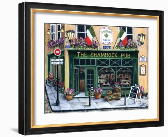 The Shamrock Pub-Marilyn Dunlap-Framed Art Print