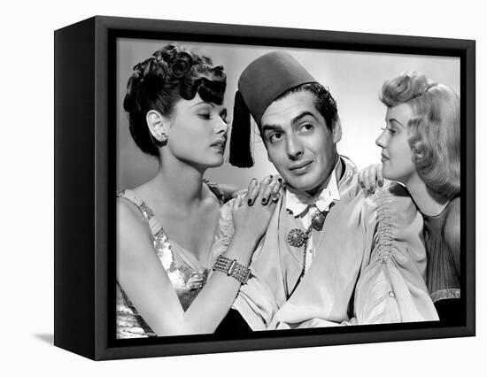 The Shanghai Gesture by Josef von Sternberg with Gene Tierney Victor Mature and Phillis Brooks, 194-null-Framed Stretched Canvas
