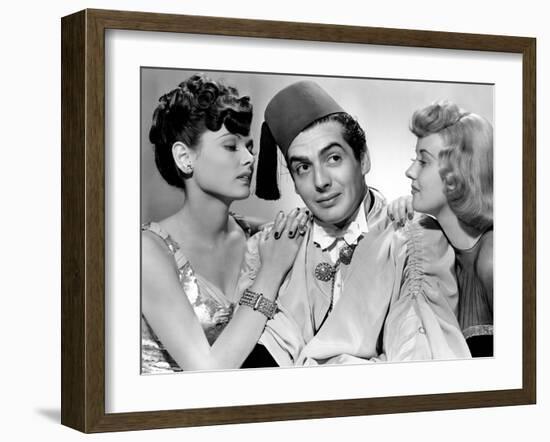 The Shanghai Gesture by Josef von Sternberg with Gene Tierney Victor Mature and Phillis Brooks, 194-null-Framed Photo