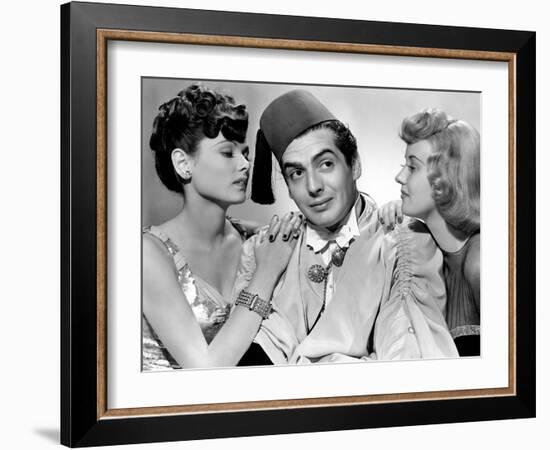 The Shanghai Gesture by Josef von Sternberg with Gene Tierney Victor Mature and Phillis Brooks, 194-null-Framed Photo