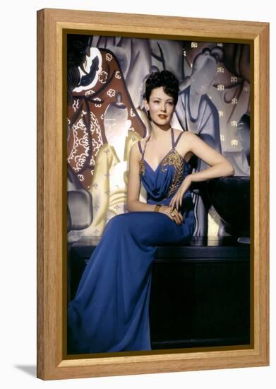 The Shanghai Gesture De Josefvonsternberg Avec Gene Tierney 1941-null-Framed Stretched Canvas