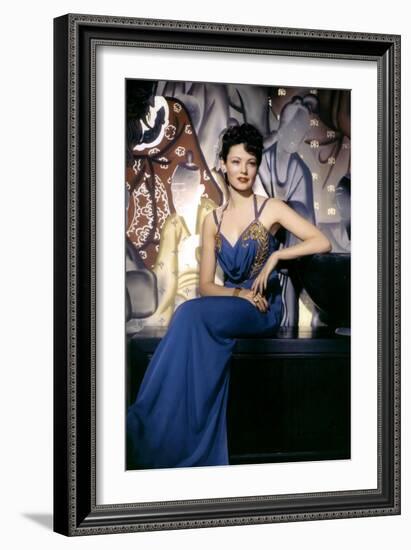 The Shanghai Gesture De Josefvonsternberg Avec Gene Tierney 1941-null-Framed Photo