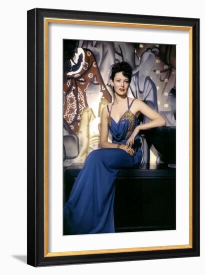 The Shanghai Gesture De Josefvonsternberg Avec Gene Tierney 1941-null-Framed Photo