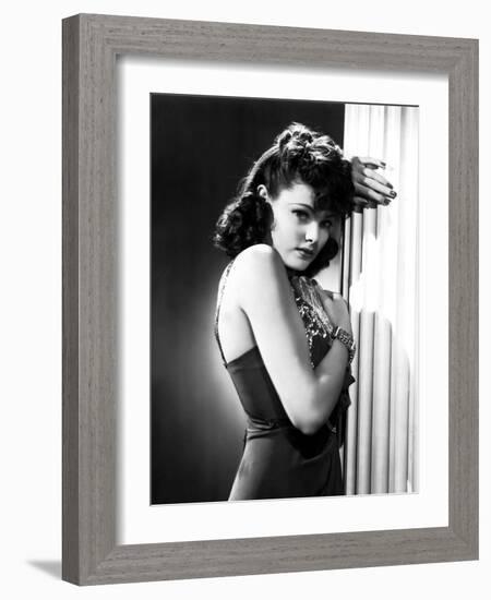 The Shanghai Gesture, Gene Tierney, 1941-null-Framed Photo