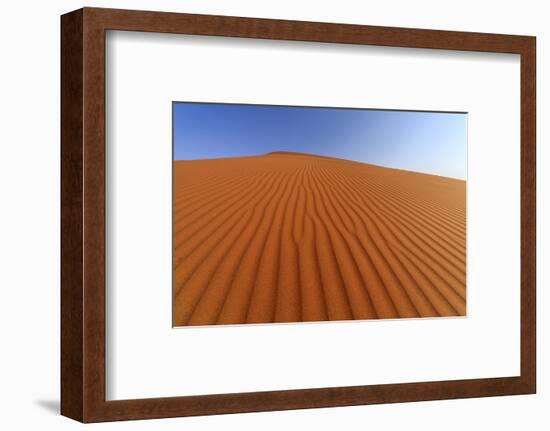 The Shapes of Sand Constantly Shaped by the Wind, Sossusvlei, Namib Naukluft National Park-Roberto Moiola-Framed Photographic Print