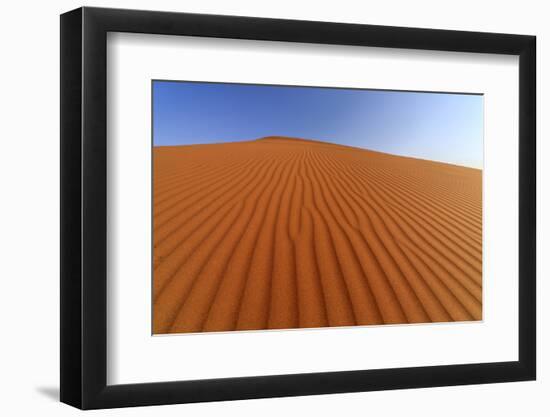 The Shapes of Sand Constantly Shaped by the Wind, Sossusvlei, Namib Naukluft National Park-Roberto Moiola-Framed Photographic Print