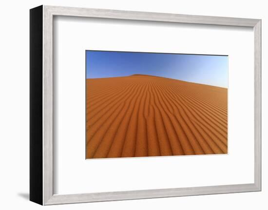 The Shapes of Sand Constantly Shaped by the Wind, Sossusvlei, Namib Naukluft National Park-Roberto Moiola-Framed Photographic Print