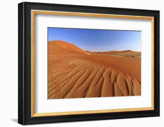 The Shapes of Sand Constantly Shaped by the Wind, Sossusvlei, Namib Naukluft National Park-Roberto Moiola-Framed Photographic Print