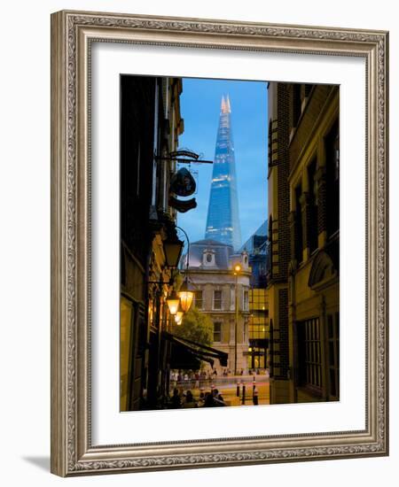 The Shard from City of London, London, England, United Kingdom, Europe-Frank Fell-Framed Photographic Print