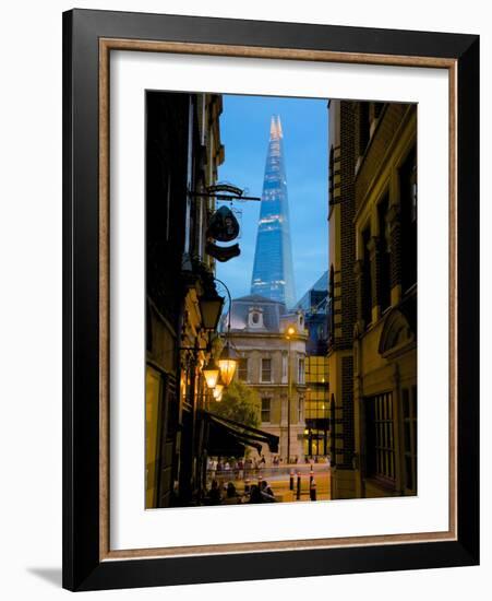 The Shard from City of London, London, England, United Kingdom, Europe-Frank Fell-Framed Photographic Print