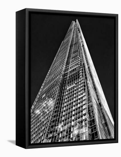 The Shard in Mono-Adrian Campfield-Framed Premier Image Canvas