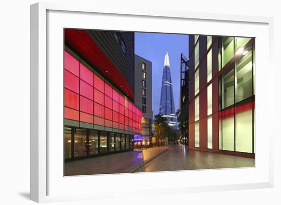 The Shard Is an 87-Storey Skyscraper, London, England-David Bank-Framed Photographic Print