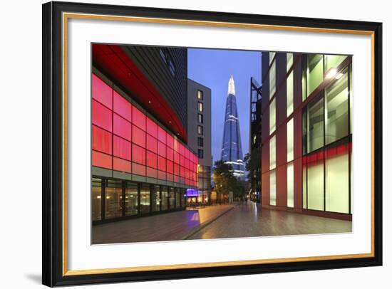 The Shard Is an 87-Storey Skyscraper, London, England-David Bank-Framed Photographic Print