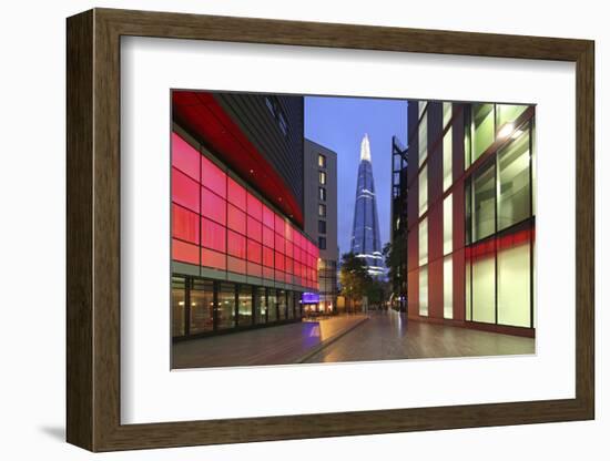 The Shard Is an 87-Storey Skyscraper, London, England-David Bank-Framed Photographic Print