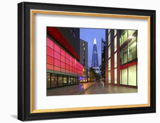 The Shard Is an 87-Storey Skyscraper, London, England-David Bank-Framed Photographic Print